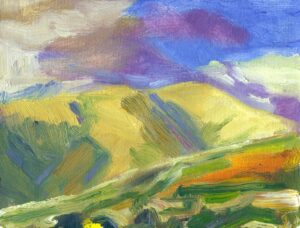 evening light on Crosdale